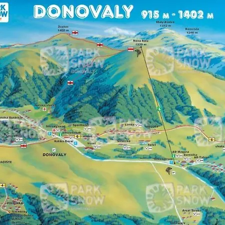 شقة Apartment Donovaly Residence دونوفالي